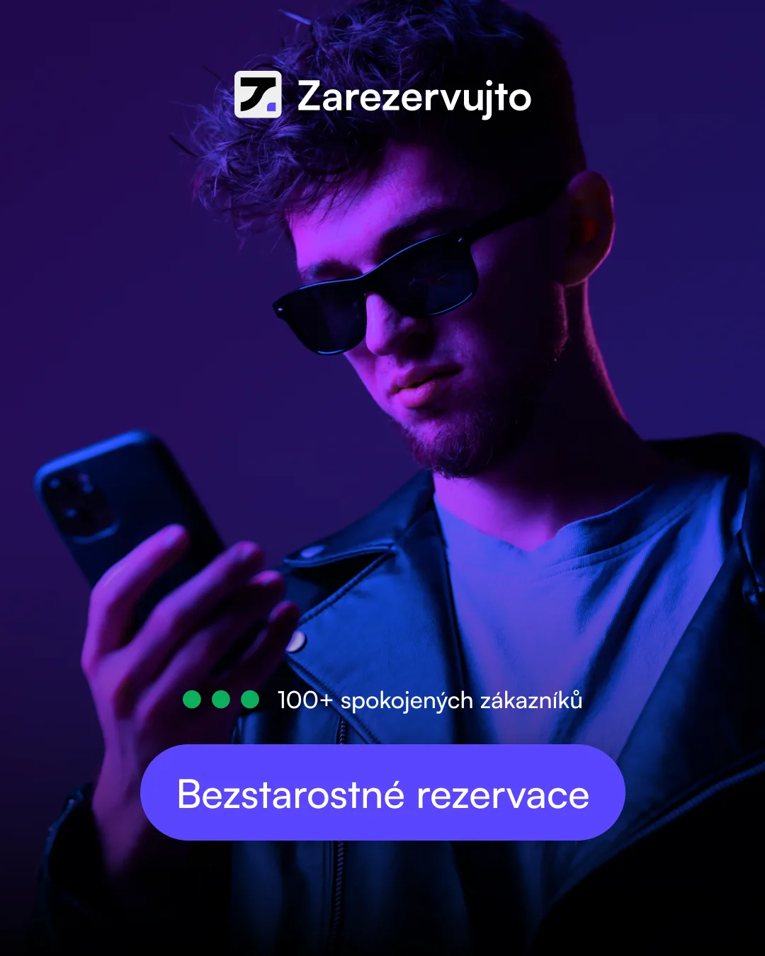Zákazník si objednává termín z mobilu